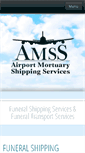 Mobile Screenshot of airportmortuaryshipping.com